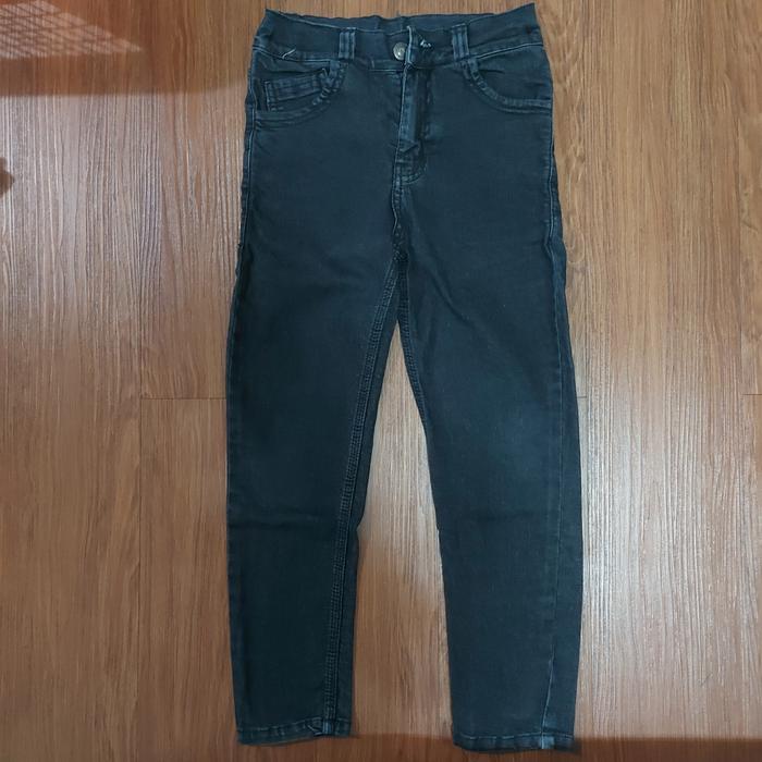 celana jeans hitam panjang anak laki-laki