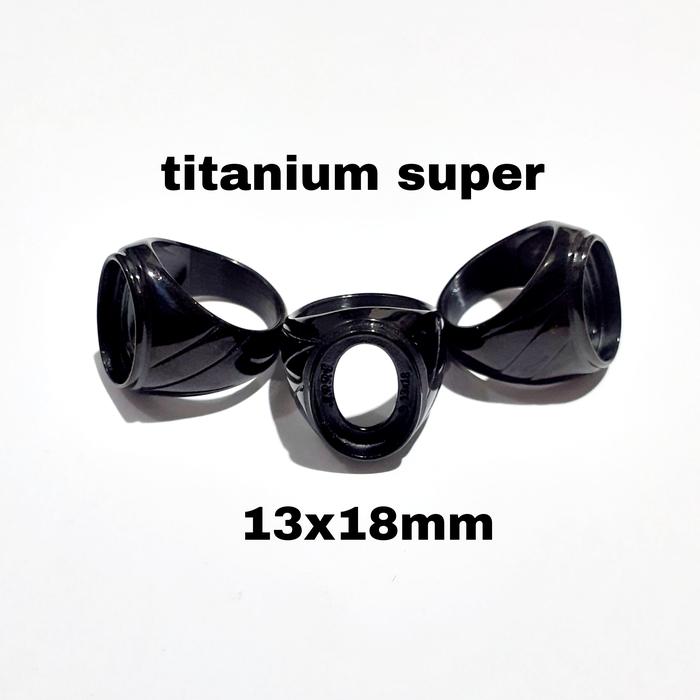 Cincin Emban Ring Titanium Hitam