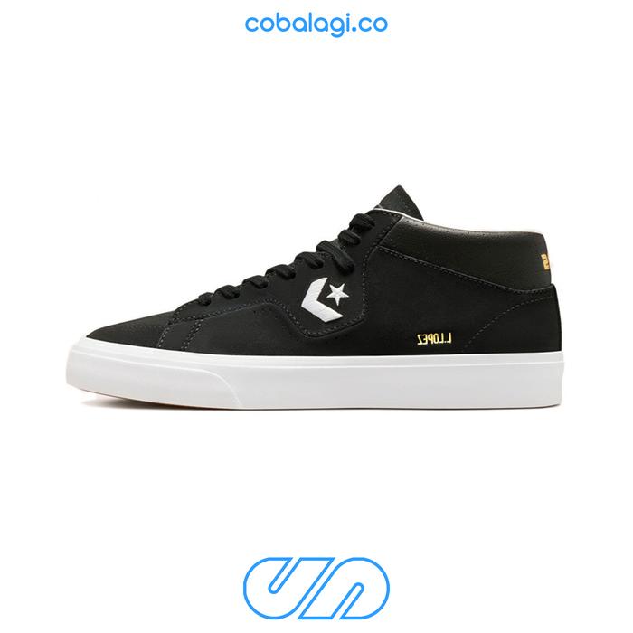 CONVERSE Louie Lopez Pro Mid Black White - ORIGINAL RESMI PT MAP