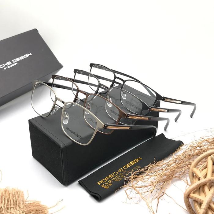 Frame Kacamata Pria 9861 free lensa min anti uv