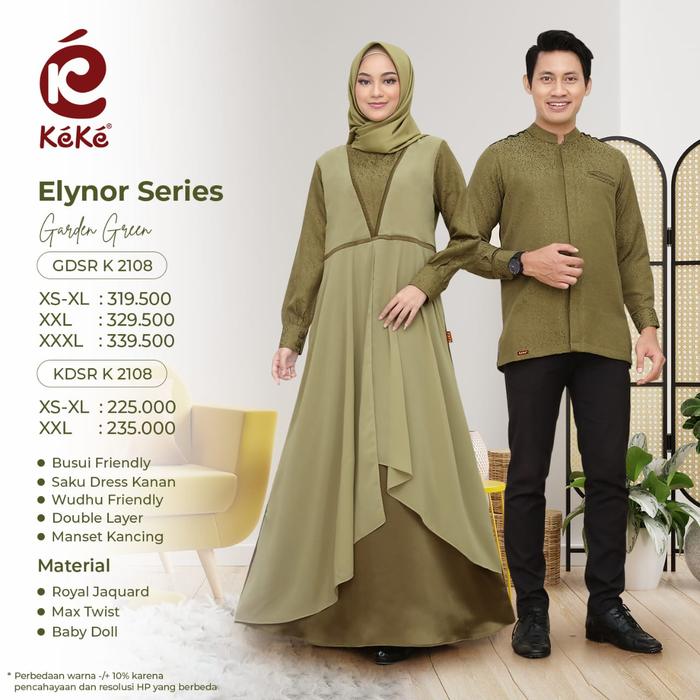 Sarimbit Keke Elynor garden green 2022