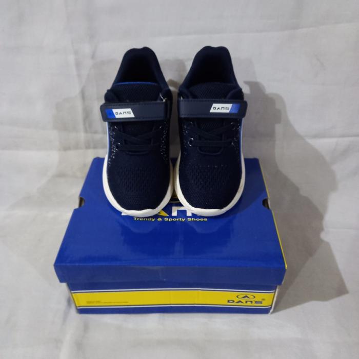 Sepatu anak laki laki perekat nyala DANS BOYMAN NAVY