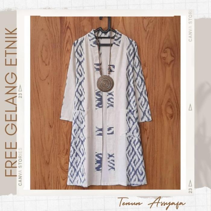 Outer Longvest Etnik • Outer Kain Etnik • Tunik Tenun Troso