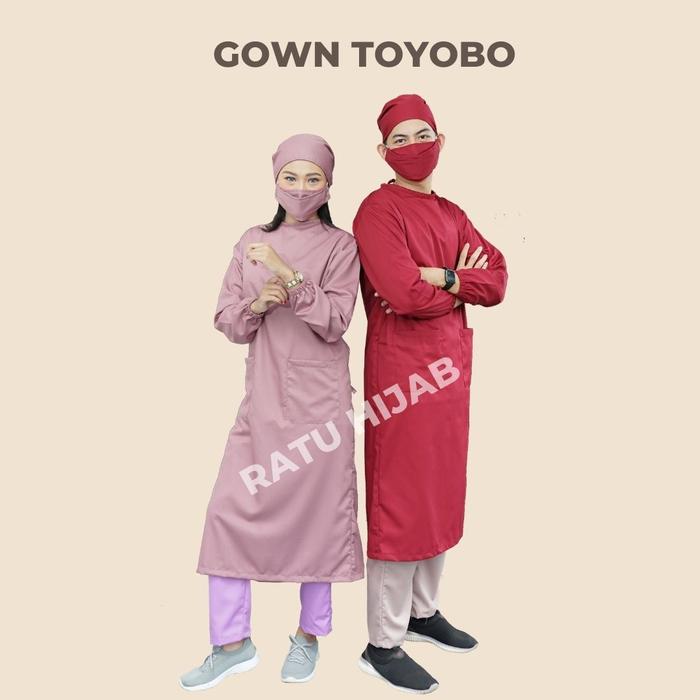 Surgical Gown TOYOBO Premium APD Gaun Operasi Bedah Medis