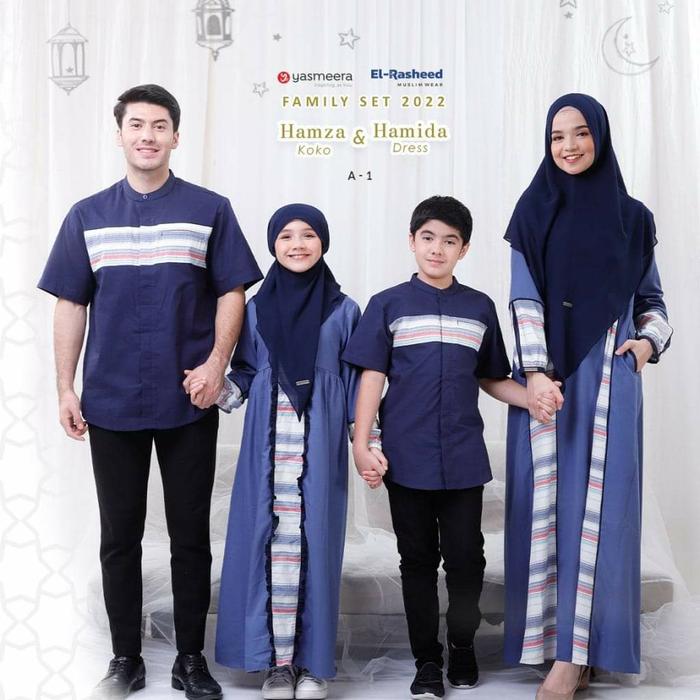 Gamis Dewasa Hamida Sarimbit ORI by Yasmeera.