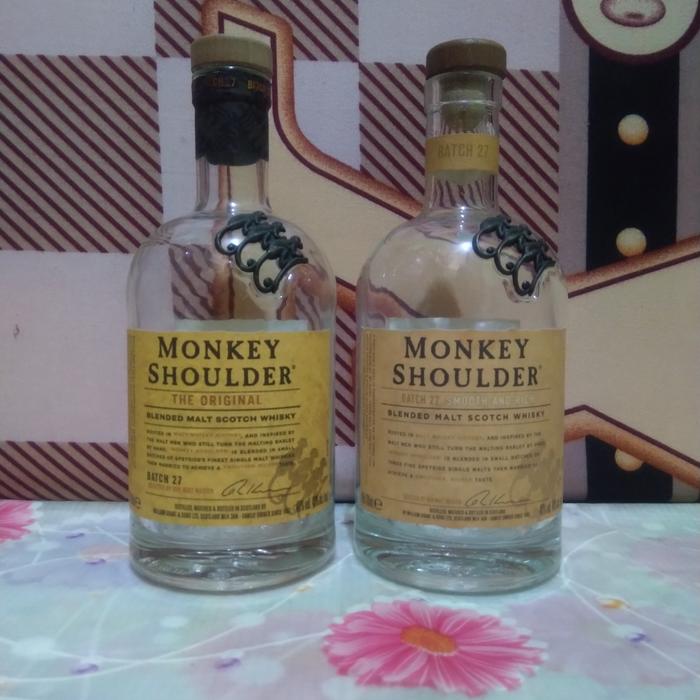 koleksi botol bekas miras monkey 700/750ml