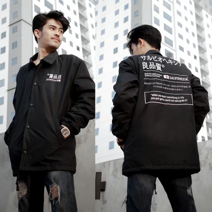 JAKET COACH PRIA ORIGINAL -JACKET COACH JUMBO - JAKET BIGSIZE