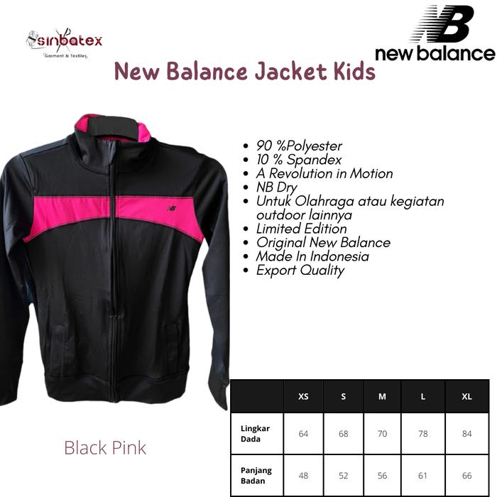 Jaket Anak New Balance Original Polyester