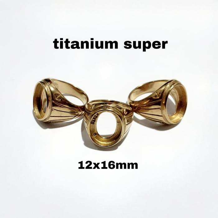 Cincin Ring Emban Titanium Tanam