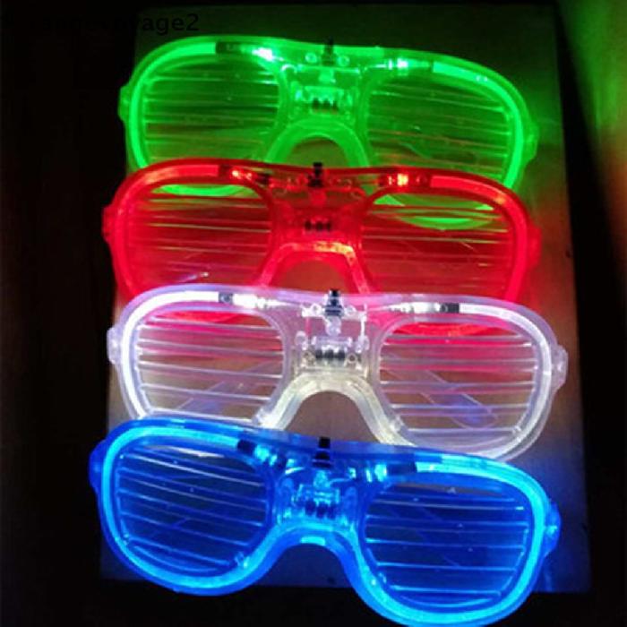 Party Glasses Kacamata Party Bisa Nyala LMFAO Kacamata Neon Millenial