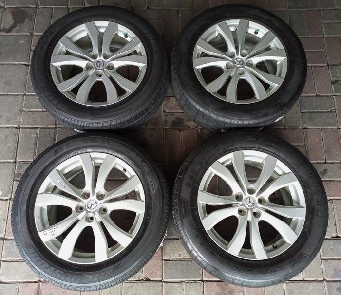 Velg Mobil Copotan Oem Mazda Lebar 7,5 CX7 Pcd 5x114 + Ban 235 60 R18