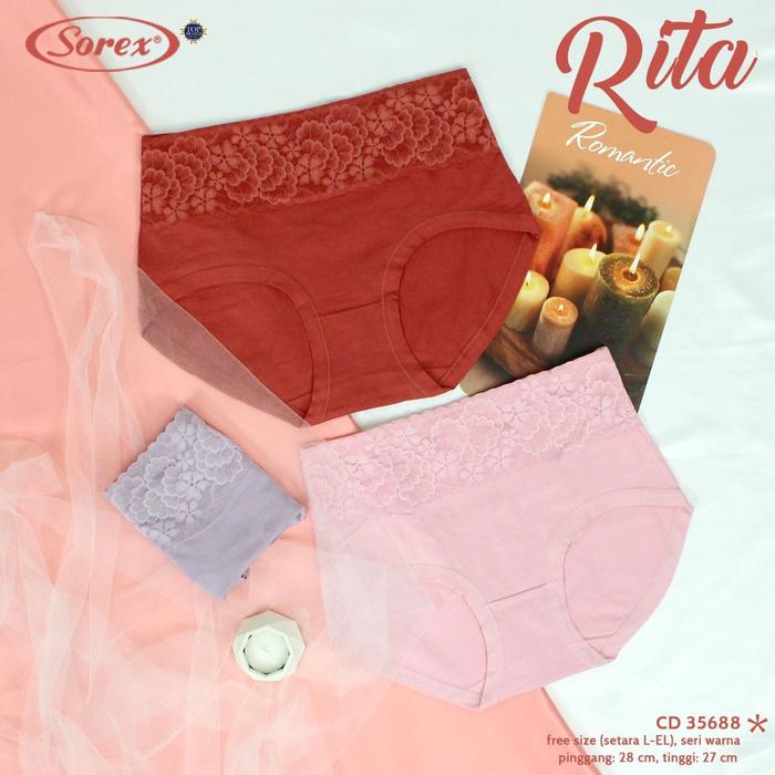 Sorex - Celana Dalam Wanita Sorex Renda Premium / CD Brokat /CD Renda