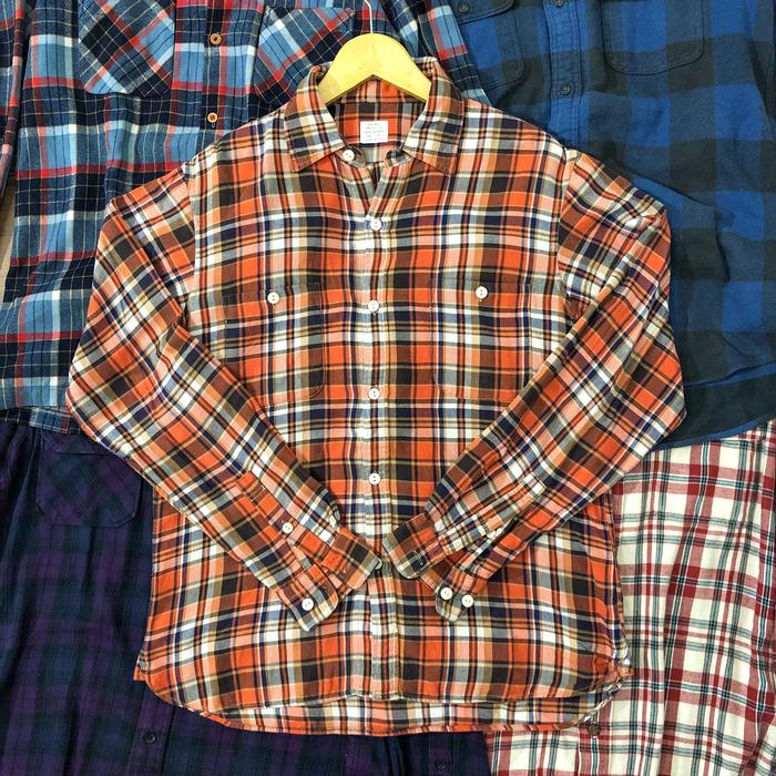 BACK NUMBER PLAID FLANNEL