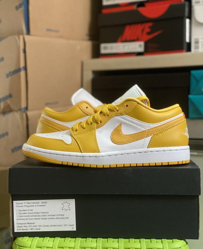 Nike Air Jordan 1 Low Pollen Mustard Yellow