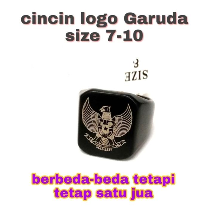 cincin titanium dgn ukiran garuda