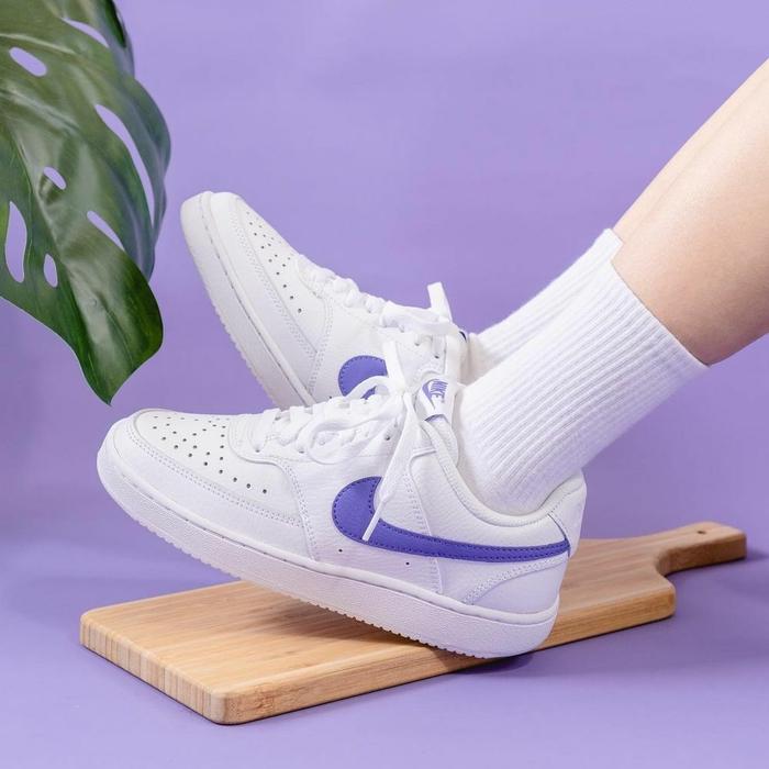 Sepatu Sneakers Nike Court Vision Low White Blue Original BNWB Murah