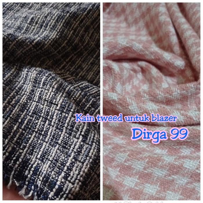 Kain blazer tweed~Kain wool acrylic tweed untuk blazer, jas, rompi