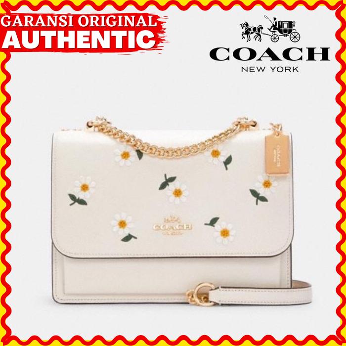 Tas Coach Klare Crossbody WithDaisy Embroidery Wanita Original Branded