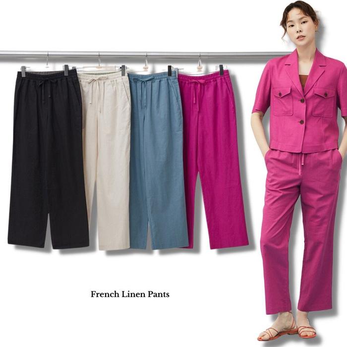 Celana Panjang Lapiaf Du Marais Linen Pants LPF06