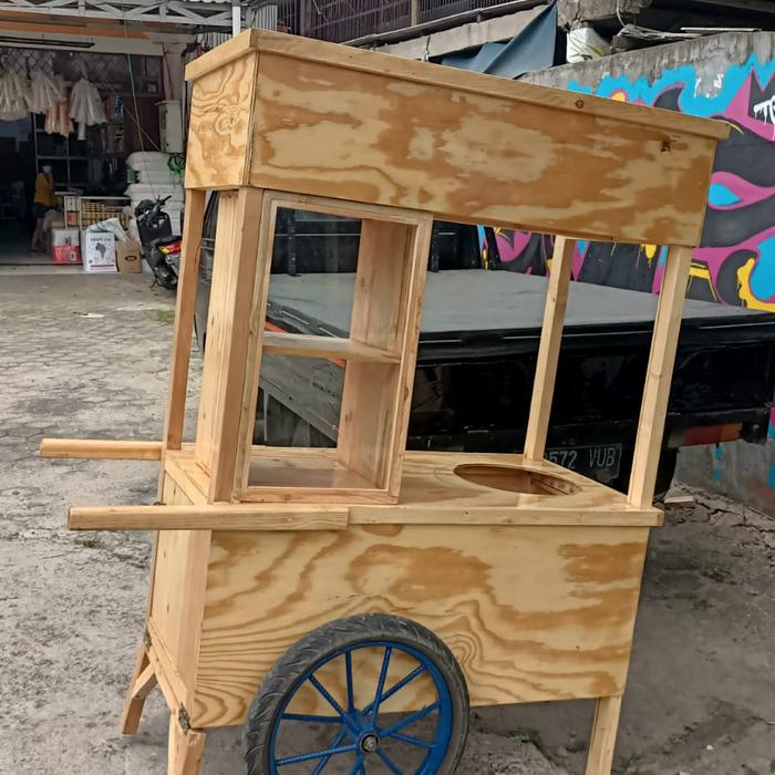 grobak mie ayam grobak bakso kayu jati belanda