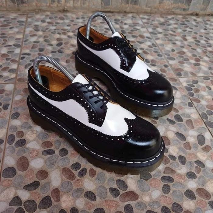 Dr.Martens 3989 Brogues Wingtip Two Tone Bex Sole Size 5uk Original