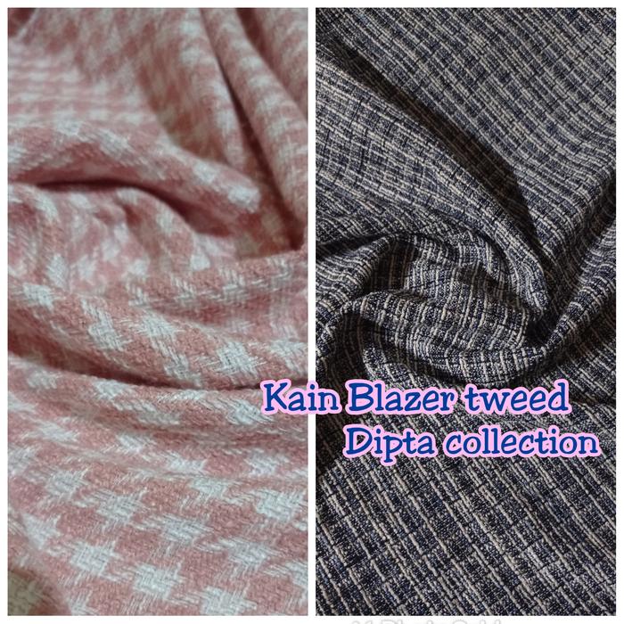 Terbaru!! Kain wool acrylic tweed/Kain tweed untuk blazer, jas, rompi