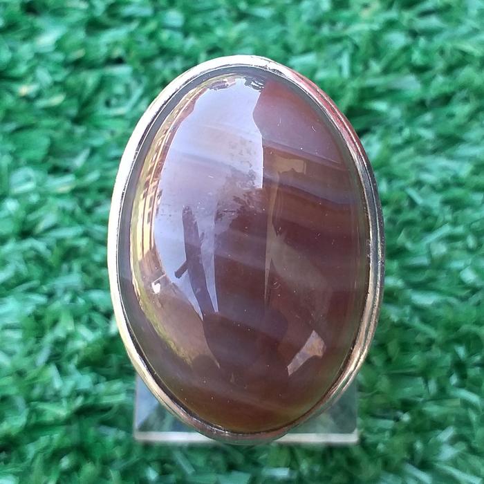 Batu Akik Ginggang Asli Kalimantan Jumbo Indah Gradasi Warna Lavender