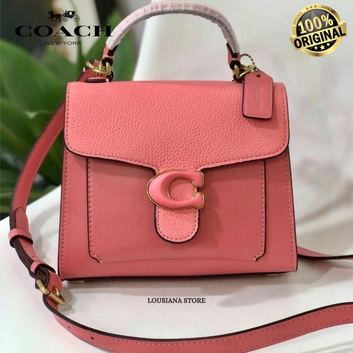 Coach Tabby Top Handle Shoulder Bag Handbag Color Pink
