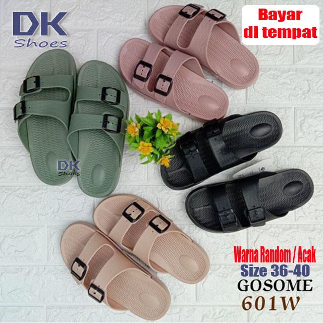 Gosome 601W Sandal Selop Bakpao 36-40 Wanita Selop Karet Waterproof