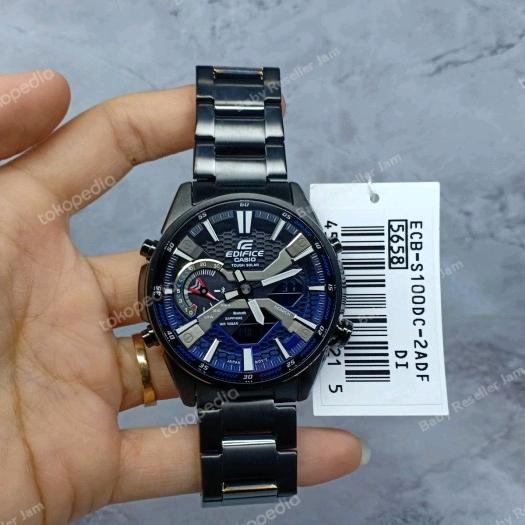 Casio Edifice ECB-S100DC-2ADF Edifice ECBS100DC-2A Original & Garansi
