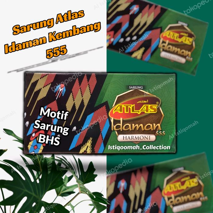 Sarung Atlas Idaman Kembang 555 Motif Sarung BHS SGA SGC SGT SIF SID