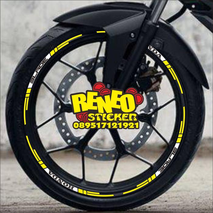 sticker velg honda blade