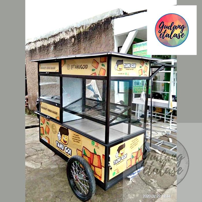 Gerobak Jualan gorengan/Gerobak Fried Chicken/Gerobak ayam goreng