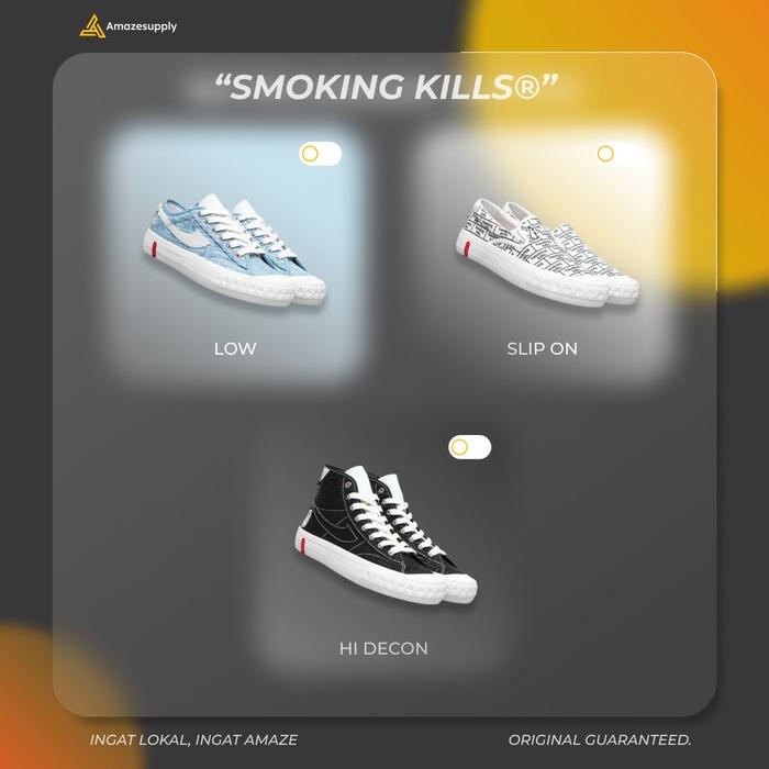 COMPASS X FR2 SMOKING KILLS SLIPON/LOW/HIGH