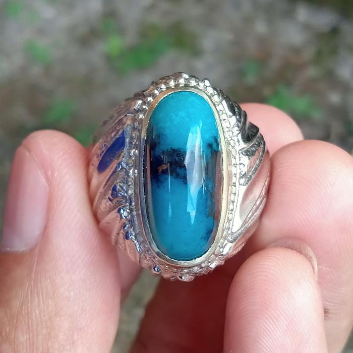 Natural Bacan Doko Kembang ( Batu Akik Ternate - bukan pirus obi )