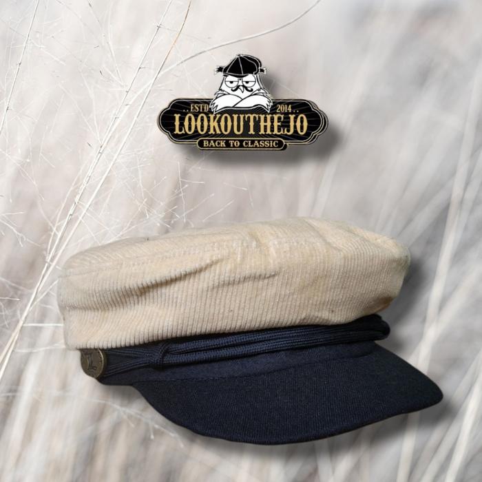 TOPI KAPTEN SAILOR HAT ORIGINAL LOOKOUTHEJO