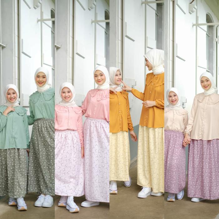 BB-HN AERAAQU - Shakila stretch print set size 10-18T