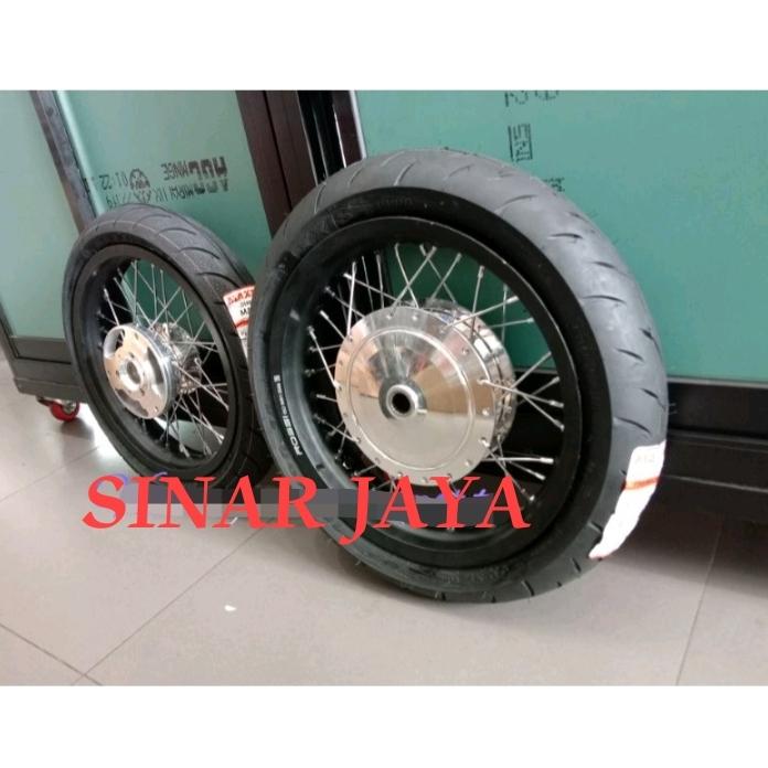 Sepaket velg jari nmax freego lexi aerox pcx ring 14 tapak lebar ban