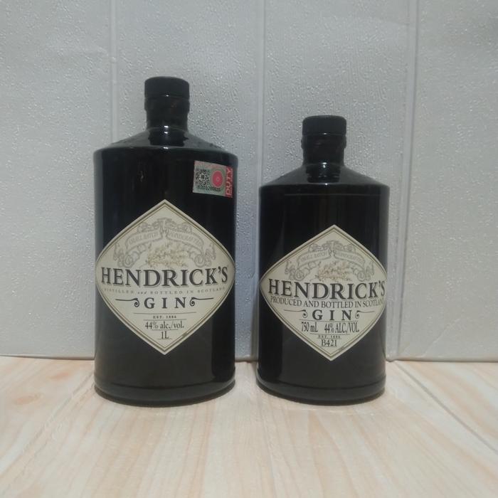botol bekas hendrick's 1L