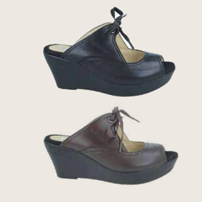 Sepatu sandal wanita Bocorocco D Sonia 16 neto dan testa dimoro ori