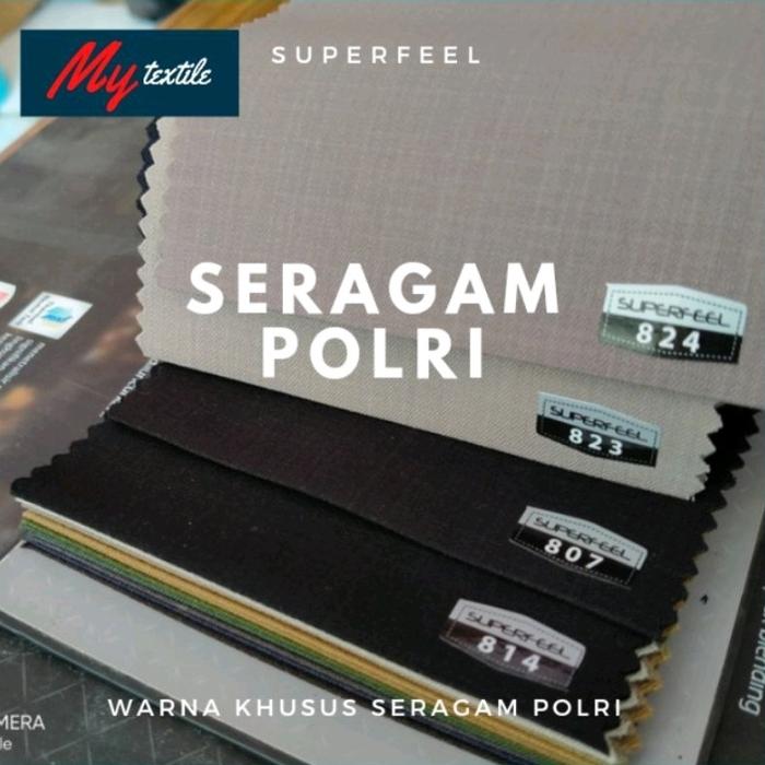 kain seragam polri superfeel wool sensation maxistyle 1stel