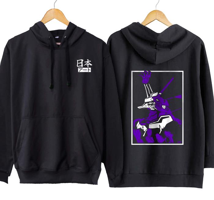 Jaket hoodie jumper anime EVANGELION UNIT01 - EVANGELION