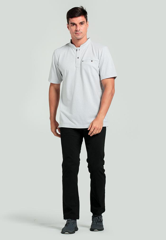 Kaos Koko MGEE Original Lengan Pendek Alfa 004 Grey