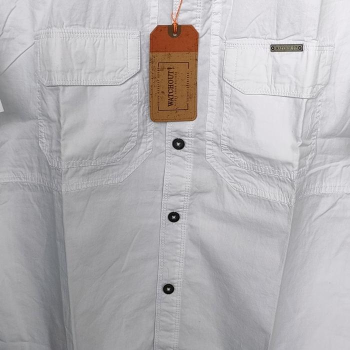 Kemeja Putih Polos Watchout Original