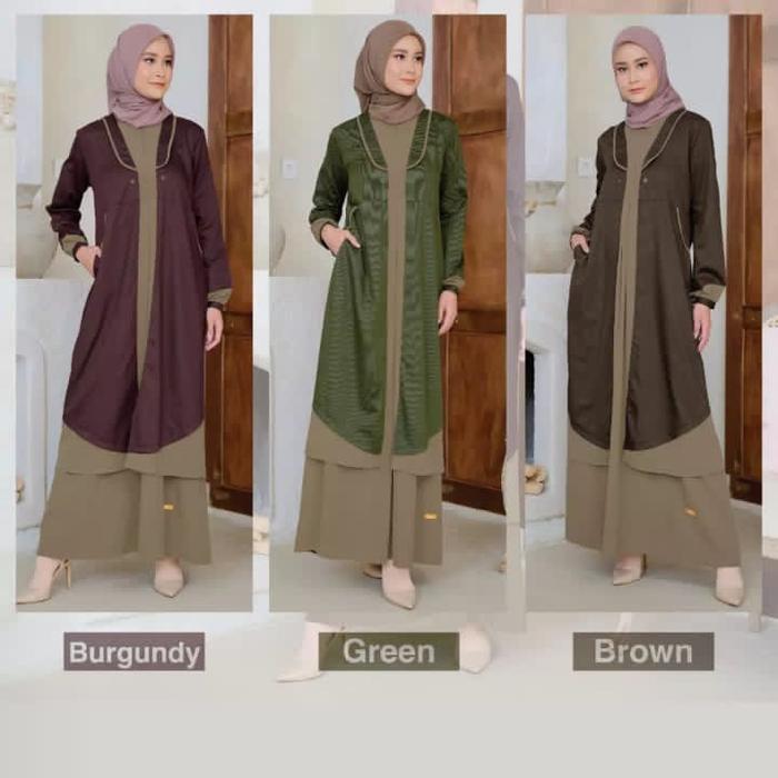 Gamis Nibras NB B62 Terbaru Gamis Nibras Edisi 2022