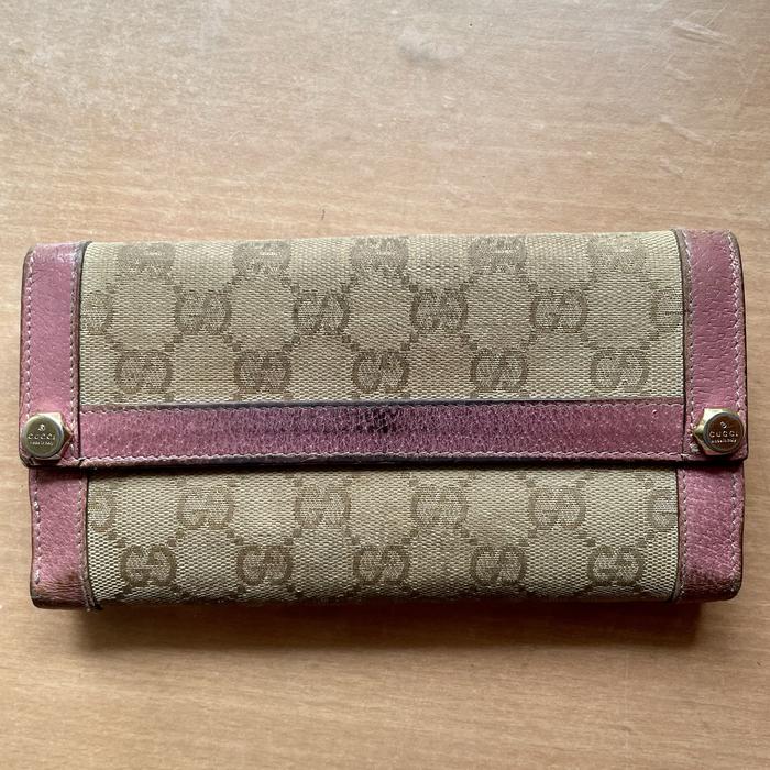 gucci wallet authentic preloved long wallet/dompet wanita