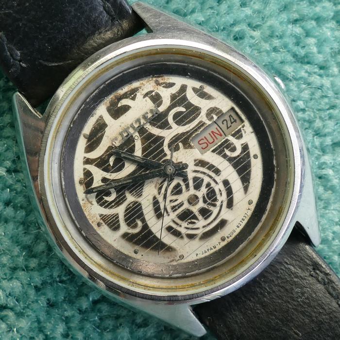 Jam Tangan Cowok Vintage Citizen Automatic Dial Unik Original