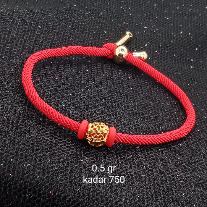 Gelang Tali Emas 17K 0.5 Gram Toko Emas Gajah Online Salatiga 2045
