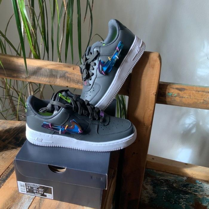 Nike Air Force 1 Low " Carabiner Dark/Smoke Grey/Photo" Original BNIB