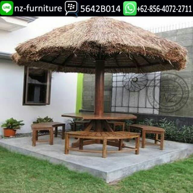PO Custome Gazebo Payung Meja Taman Juanda